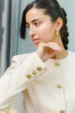 Load image into Gallery viewer, Pearl Cream SE Belted Jacket
