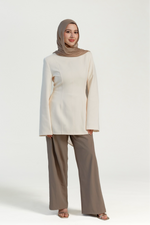 Load image into Gallery viewer, Cream Structured Tunic
