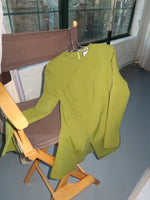 Load image into Gallery viewer, Fern Green Buttoned Blazer Tunic
