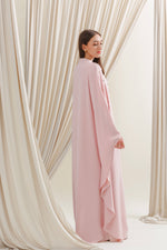 Load image into Gallery viewer, Orchid Pink Beaded Kaftan Gown
