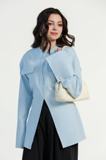 Load image into Gallery viewer, Sky Blue Utility Slit Tunic
