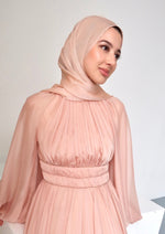 Load image into Gallery viewer, Peachy Blush Shimmering Scarf
