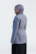 Load image into Gallery viewer, Pewter Gray Structured Tunic
