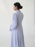 Load image into Gallery viewer, Periwinkle Beaded Appliqué Gown
